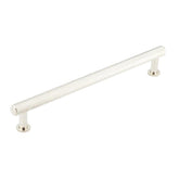 Burlington Piccadilly Knurled Cabinet Handles 224mm   Polished Nickel - Burlington Range